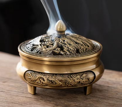 Zen Style Dragon & Phoenix Incense Burner