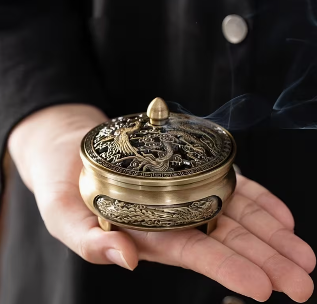 Zen Style Dragon & Phoenix Incense Burner