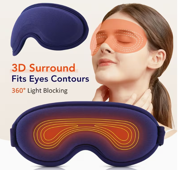 3D Heated Vibrating Eye Massage Mask