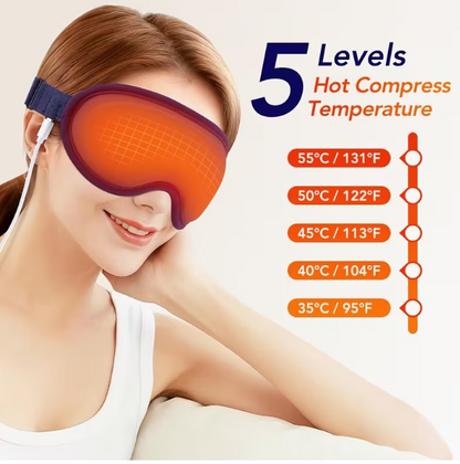 3D Heated Vibrating Eye Massage Mask