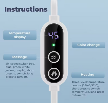 3D Heated Vibrating Eye Massage Mask