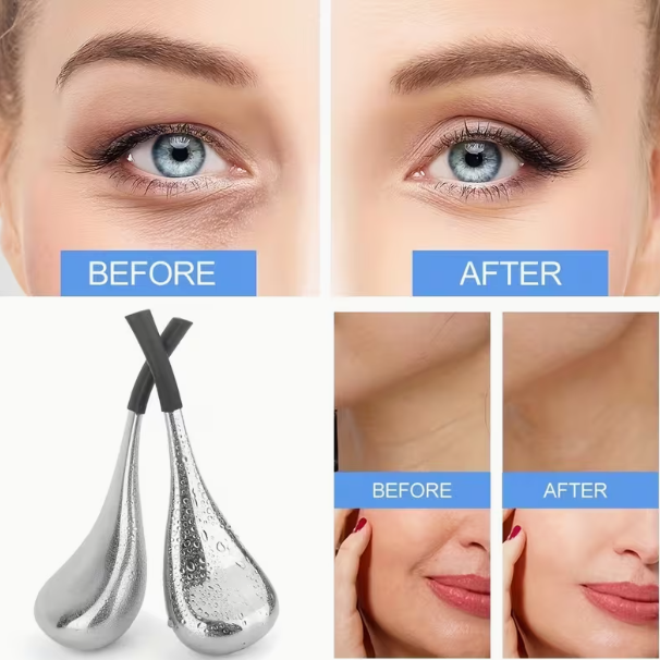 Stainless Steel Cryo Facial Spoon Cooling Ice Globe Massager