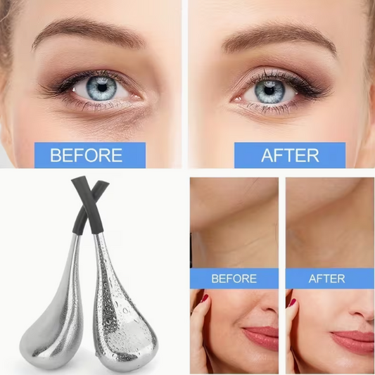 Stainless Steel Cryo Facial Spoon Cooling Ice Globe Massager