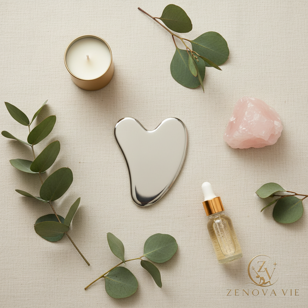 Gua Sha Flat Lay